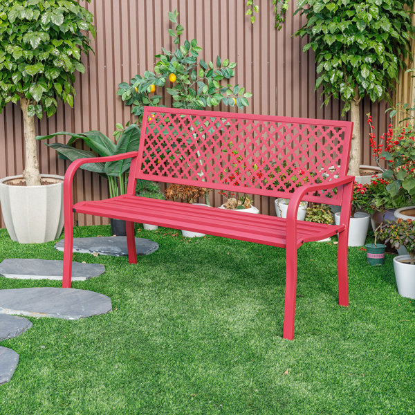 Hi Line Gift Ltd GARDEN BENCH Steel Potting Bench Wayfair   GARDEN BENCH Steel Potting Bench 